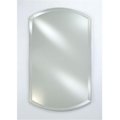Afina Corporation Afina Corporation RM-926 16 in.x 26 in.Double Arch Top Frameless Beveled Mirror RM-926